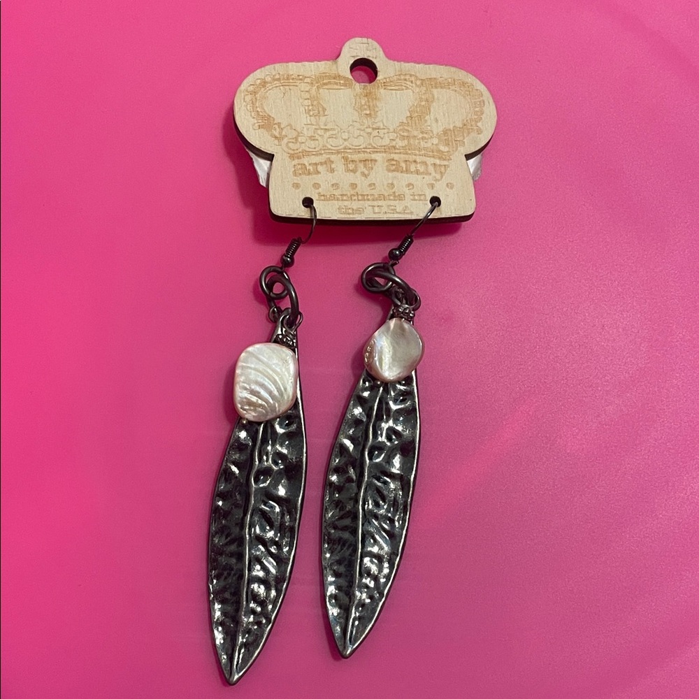 Art by Amy Leaf Drop Earrings